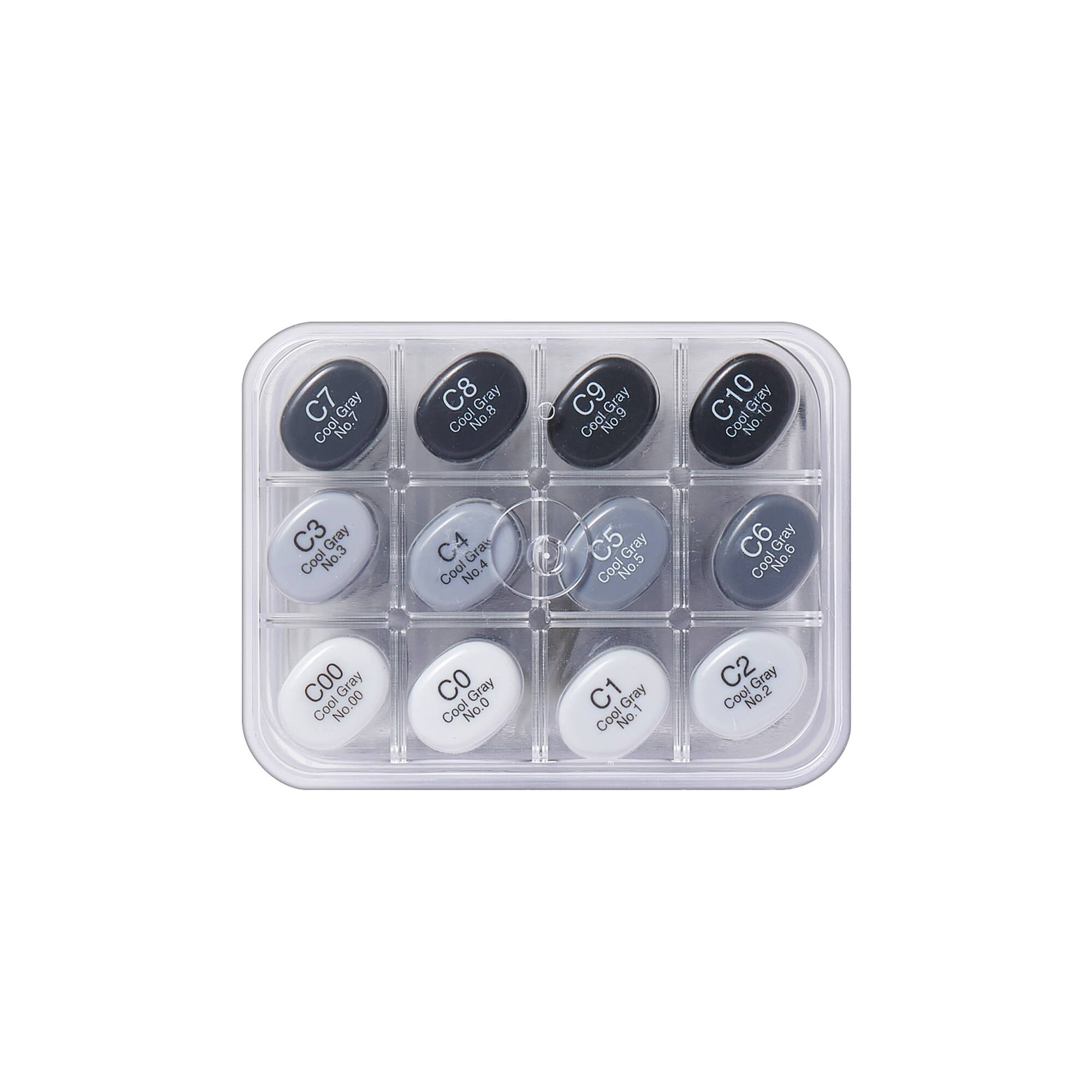 Copic® Sketch 12 Piece Cool Gray Set